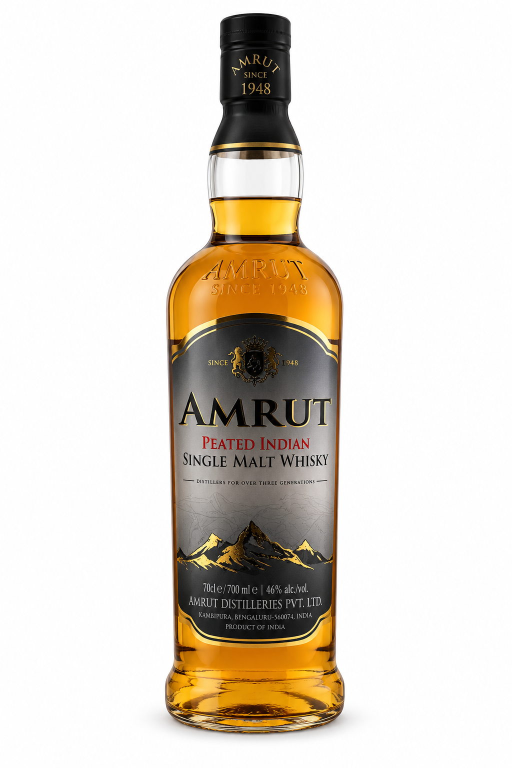 Amrut Peated Indian Single Malt Whisky