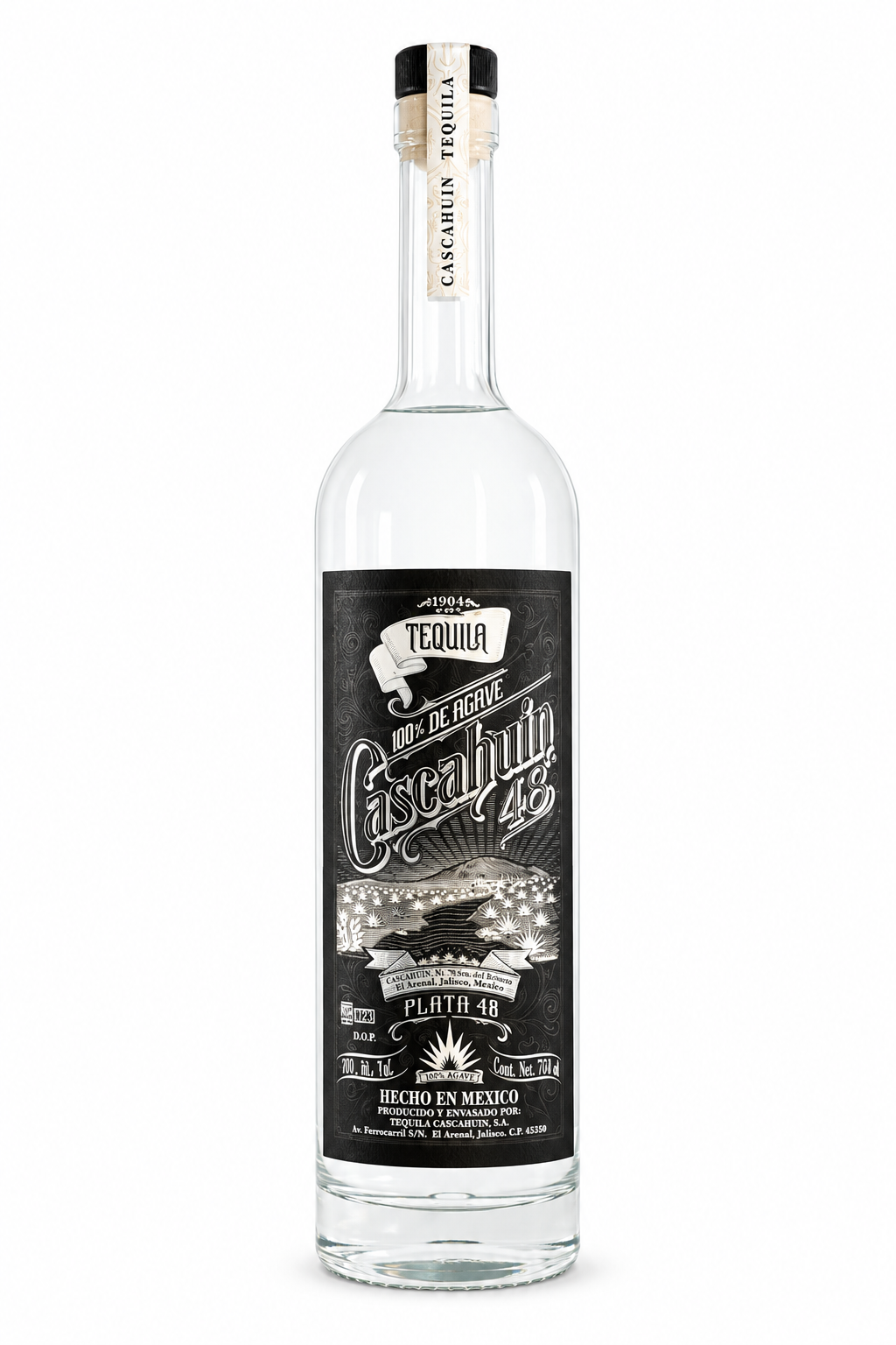 Tequila Cascahuin Plata 48