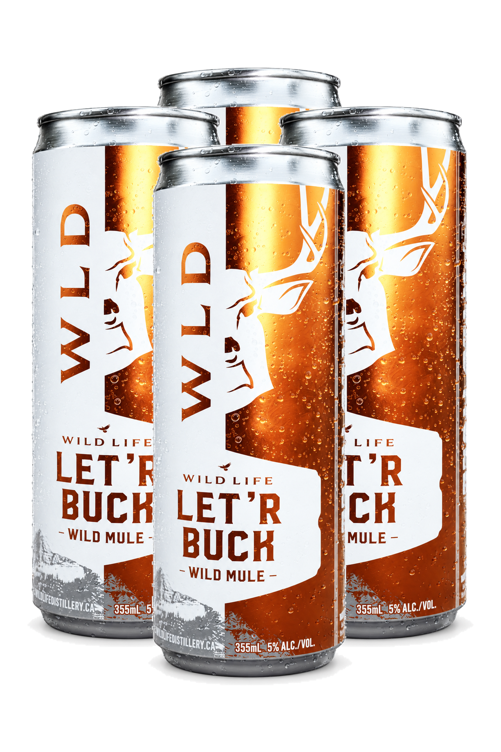 Wild Life Distillery Let 'R Buck (Wild Mule) — 4 x 355 ml