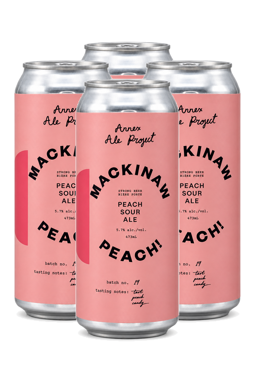 Annex Ale Wild Mackinaw Peach! — 4 x 473 ml