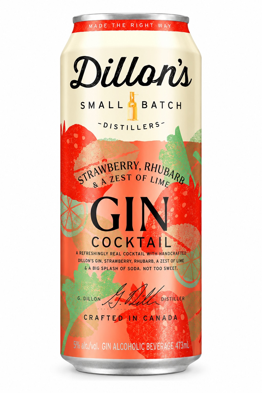 Dillon's Strawberry Rhubarb Lime