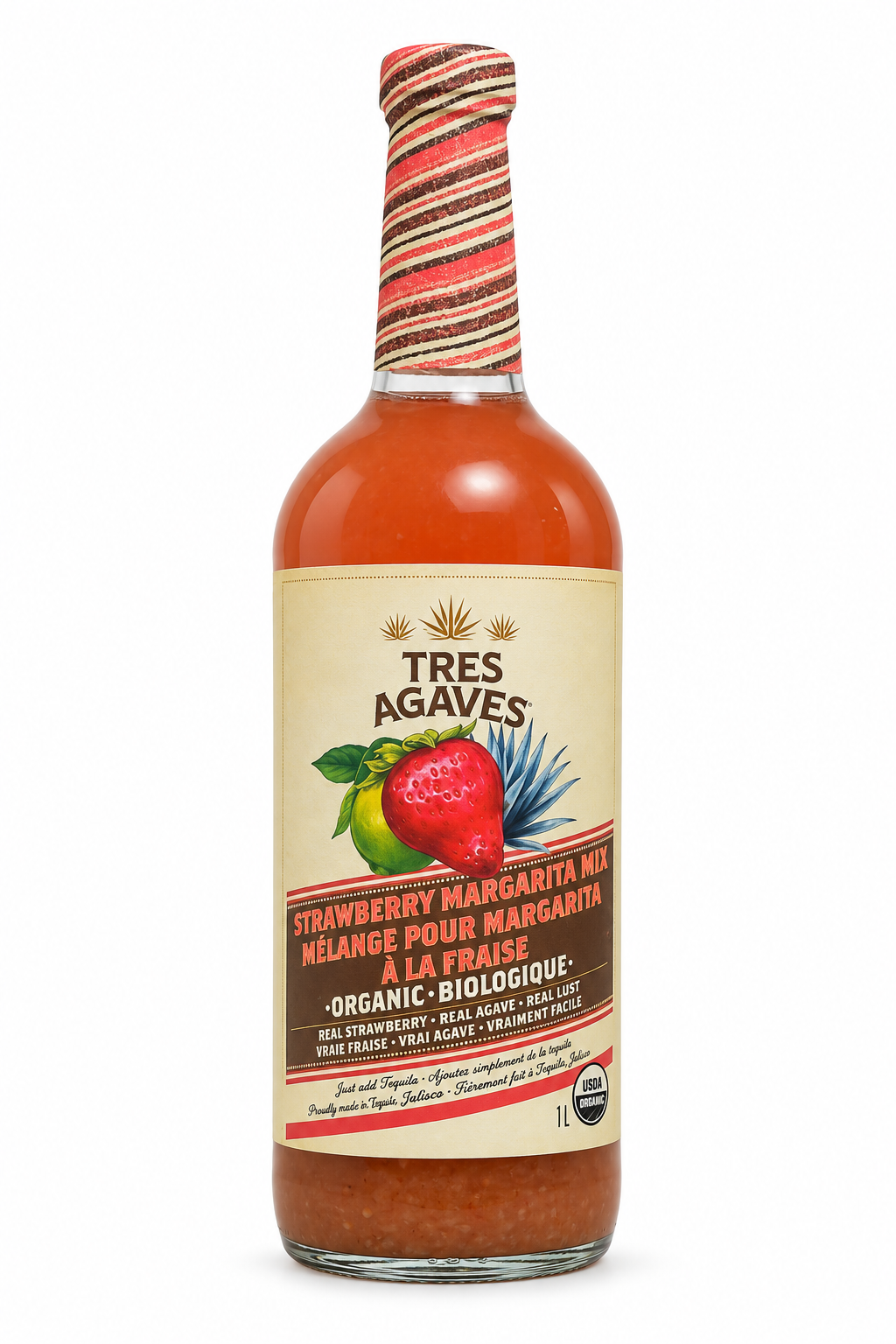 Tres Agaves Strawberry Margarita Mix