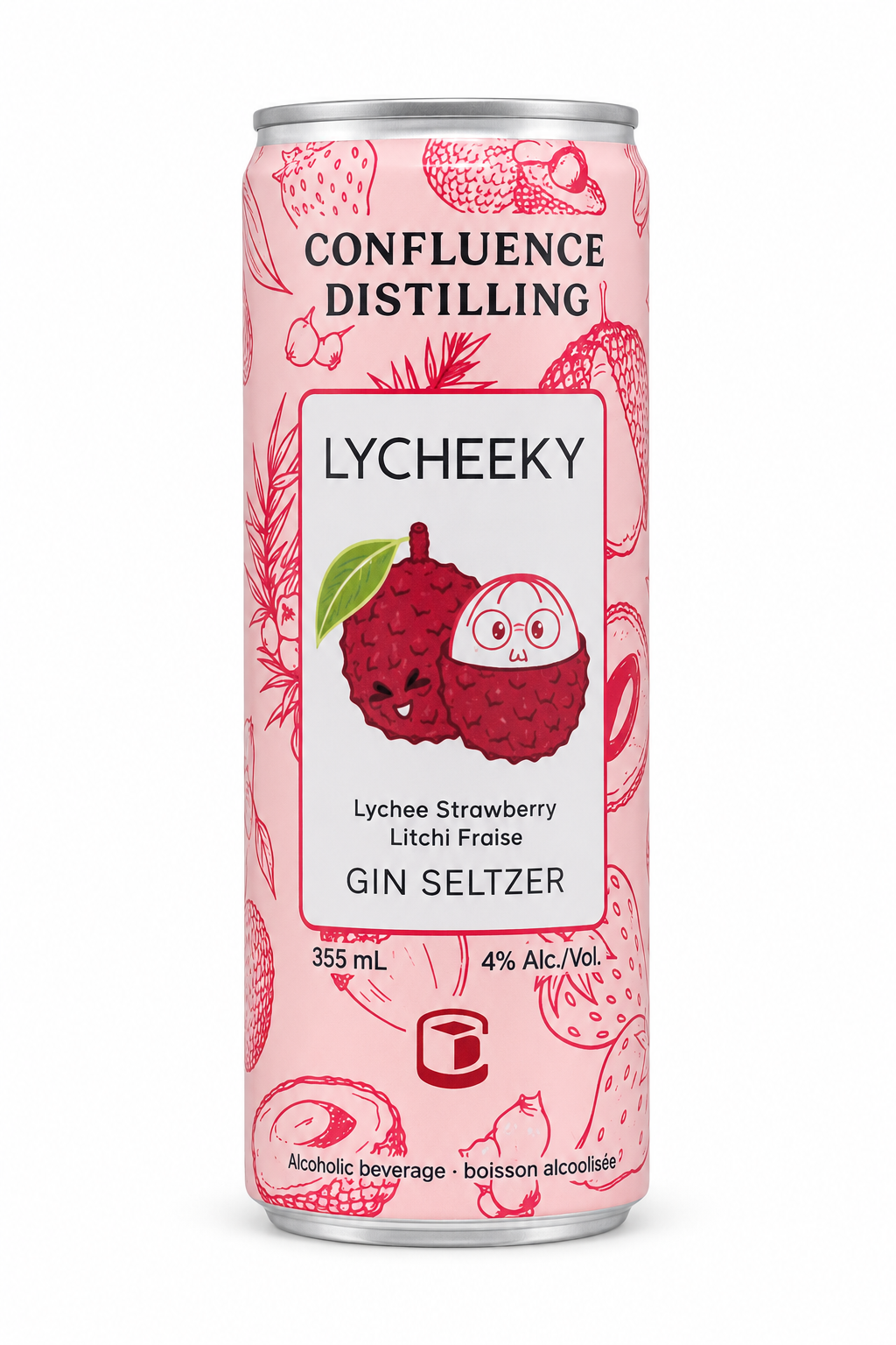 Confluence Lycheeky Gin & Soda — 355 ml