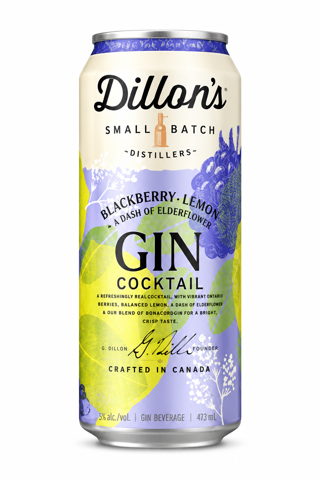 Dillon's Blackberry Lemon Elderflower — 473 ml