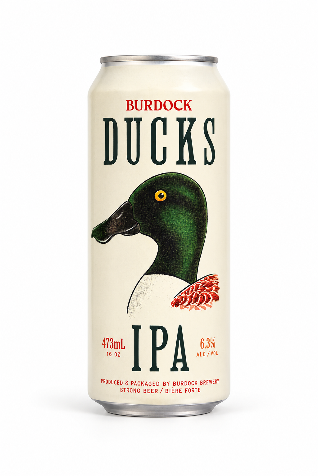 Burdock Brewing Ducks IPA Tall Can — 473 ml