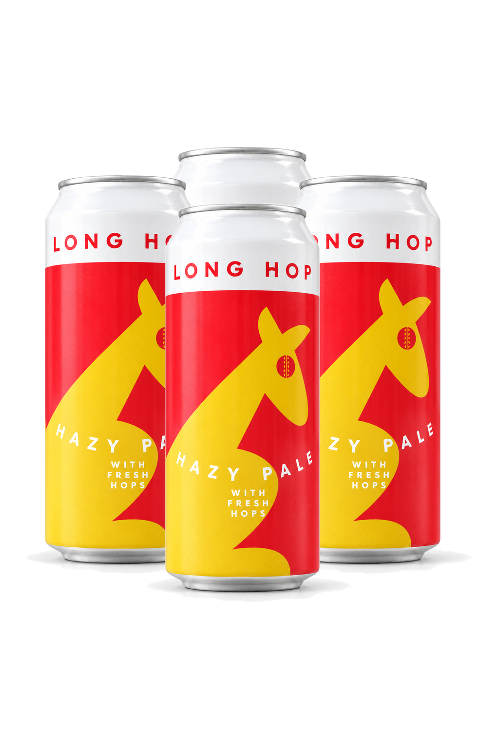 Long Hop Brewing Hazy Pale Fresh Hops — 4 x 473 ml