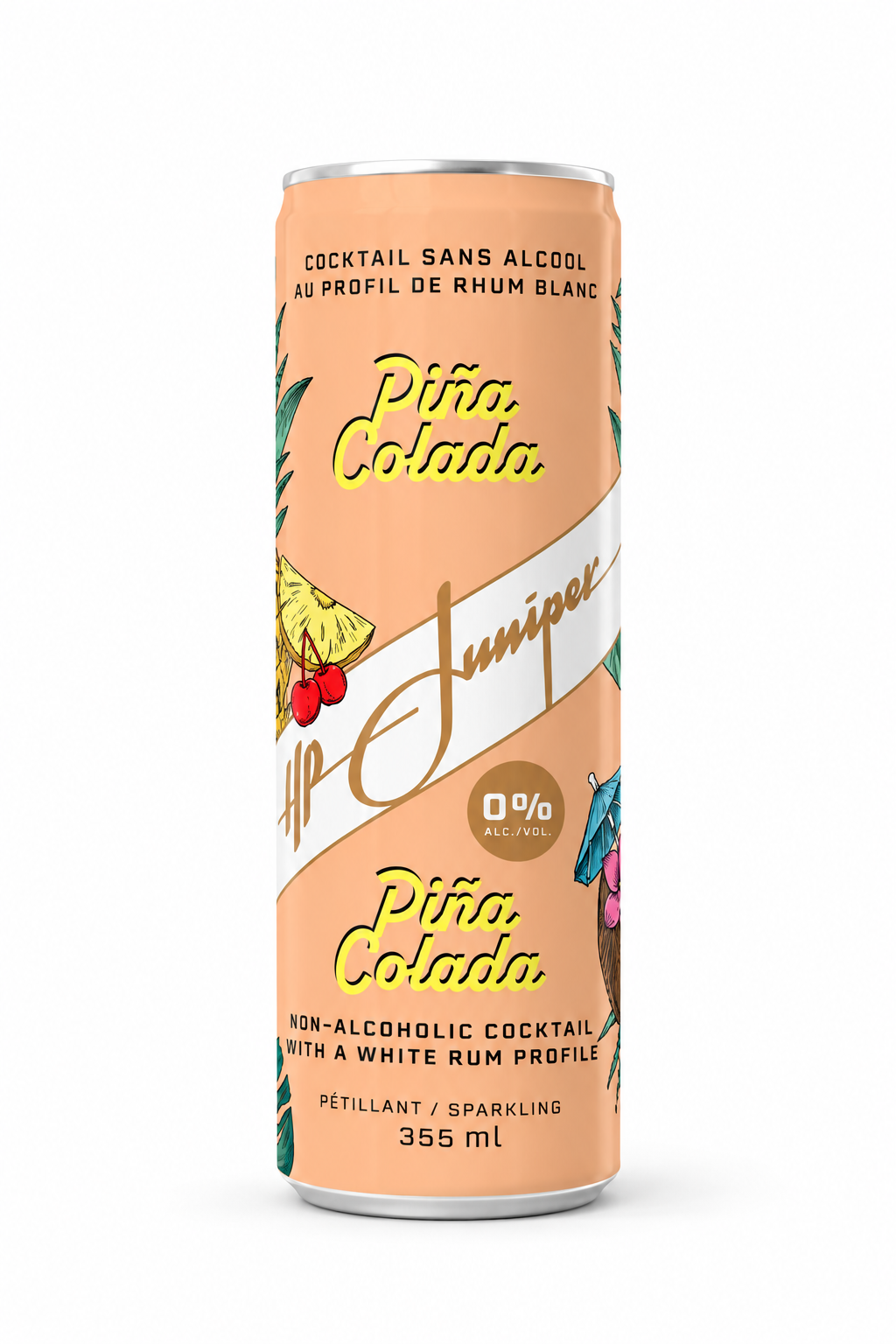 HP Juniper Piña Colada Non-Alcoholic Cocktail — 355 ml