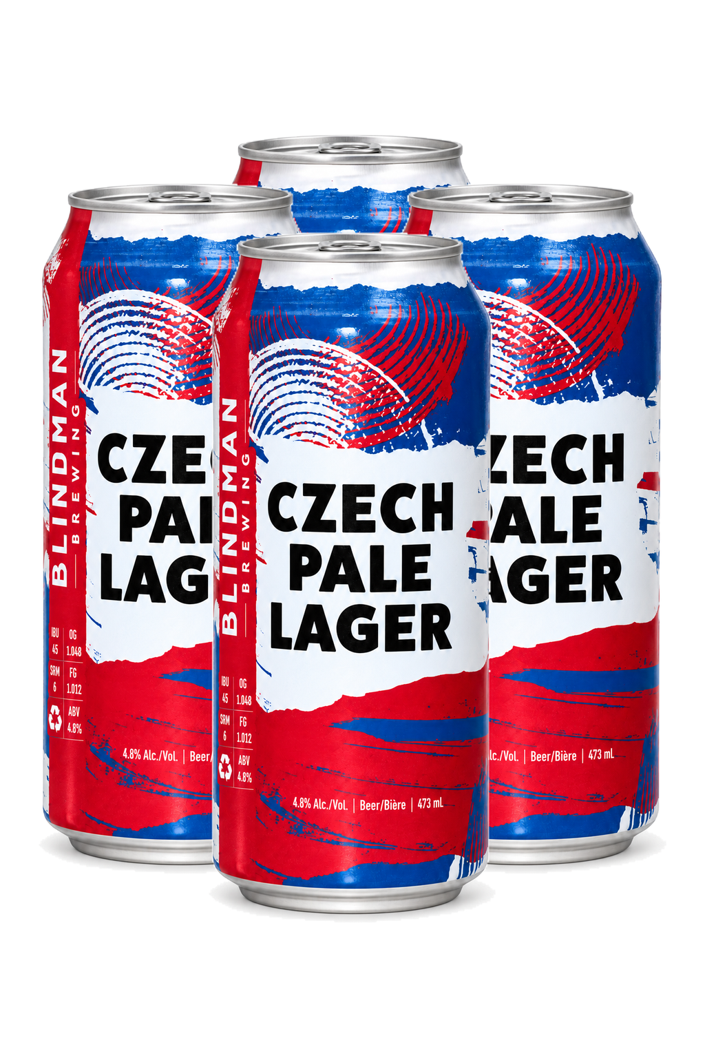 Blindman Czech Pale Lager — 4 x 473 ml