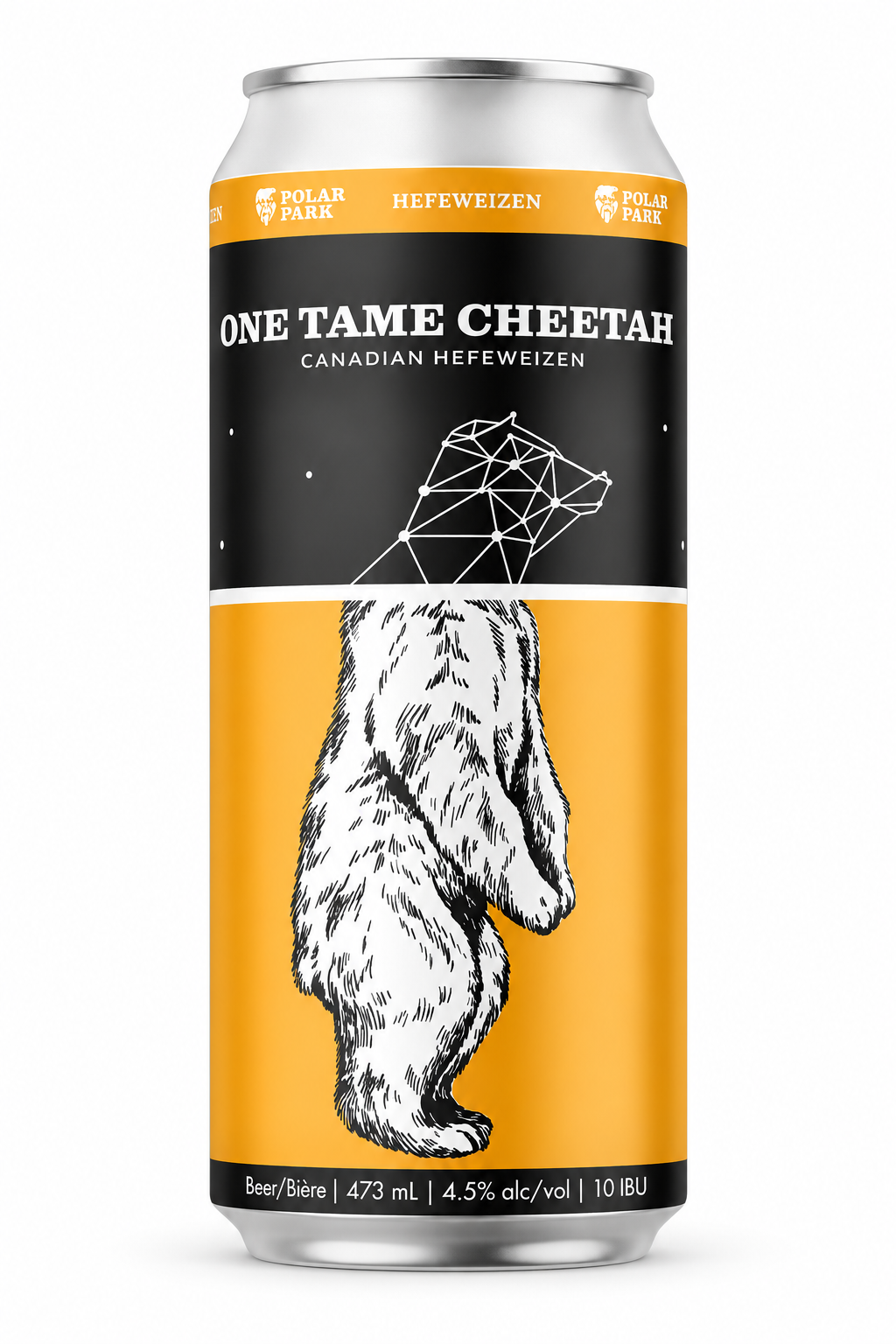 Polar Park One Tame Cheetah Canadian Hefeweizen — 473 ml