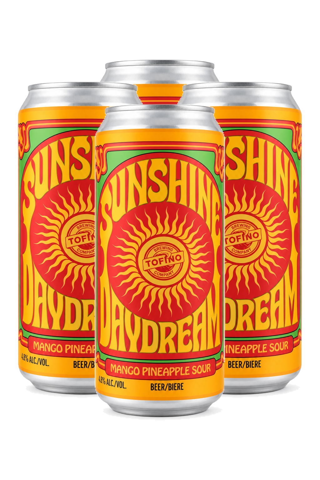 Tofino Sunshine Daydream Mango Pineapple — 4 x 473 ml