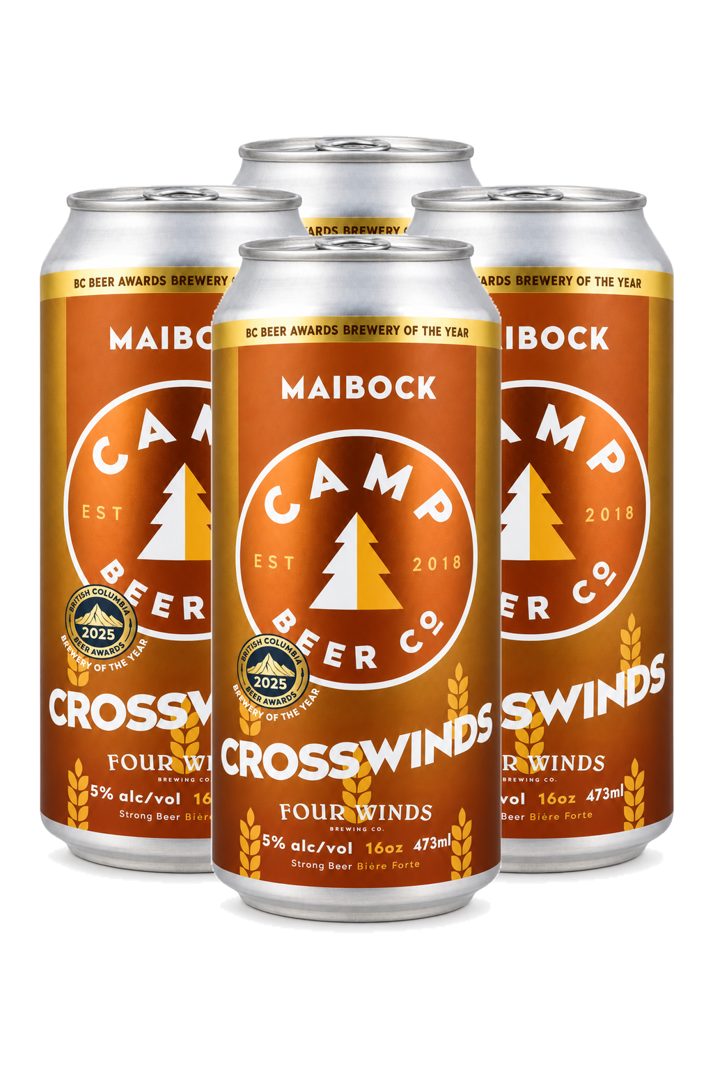 Camp x Four Winds Crosswinds Maibock — 4 x 473 ml