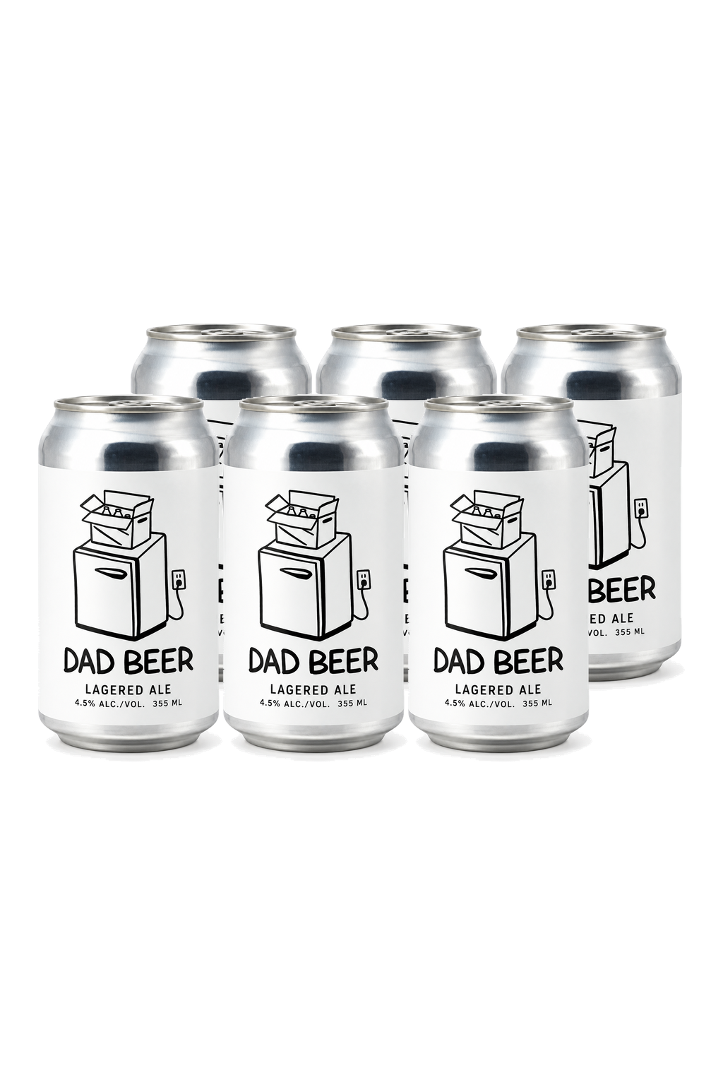 Best of Kin Dad Beer Lagered Ale CLS — 6 x 355 ml