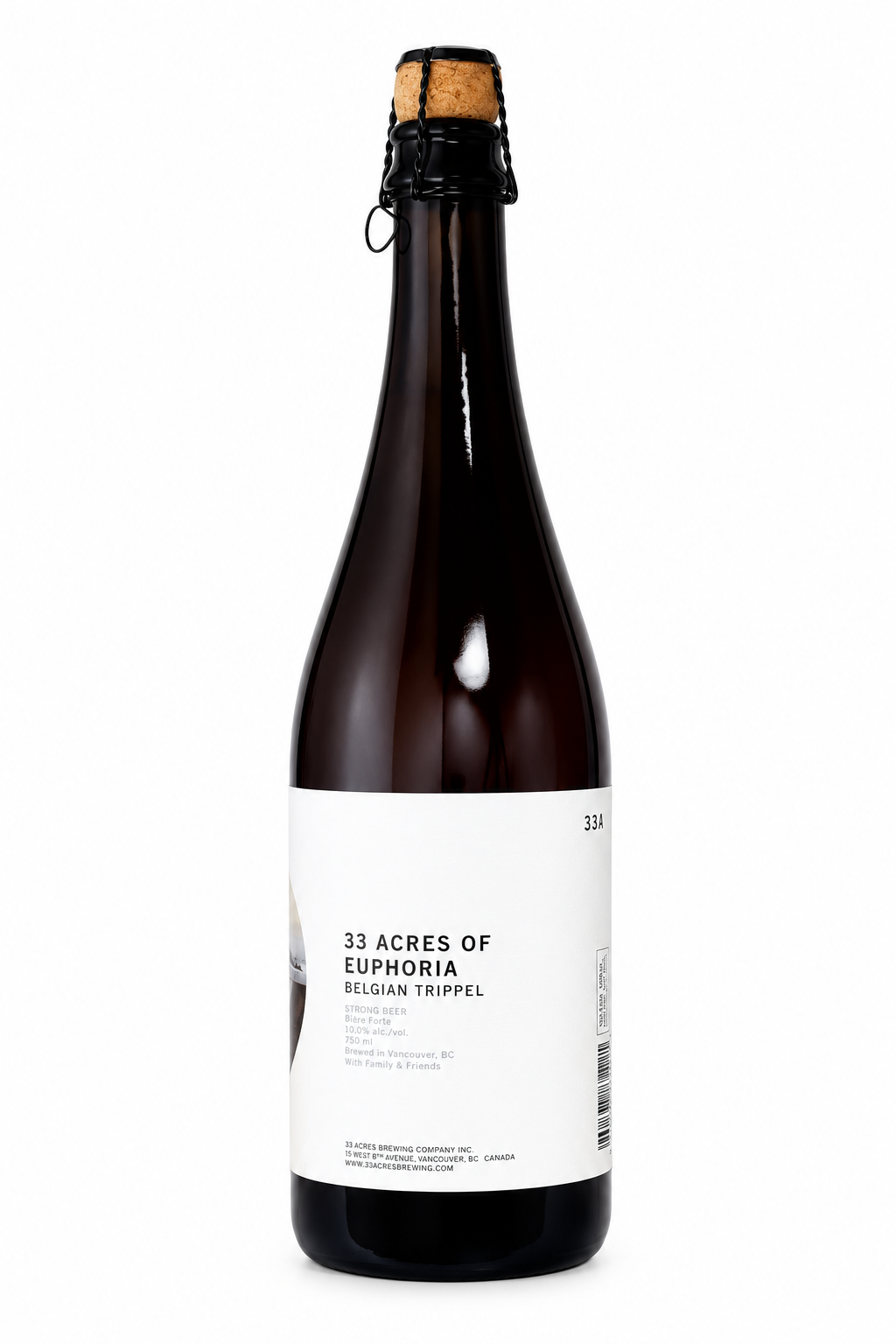 33 Acres Euphoria Belgian Tripel — 750 ml