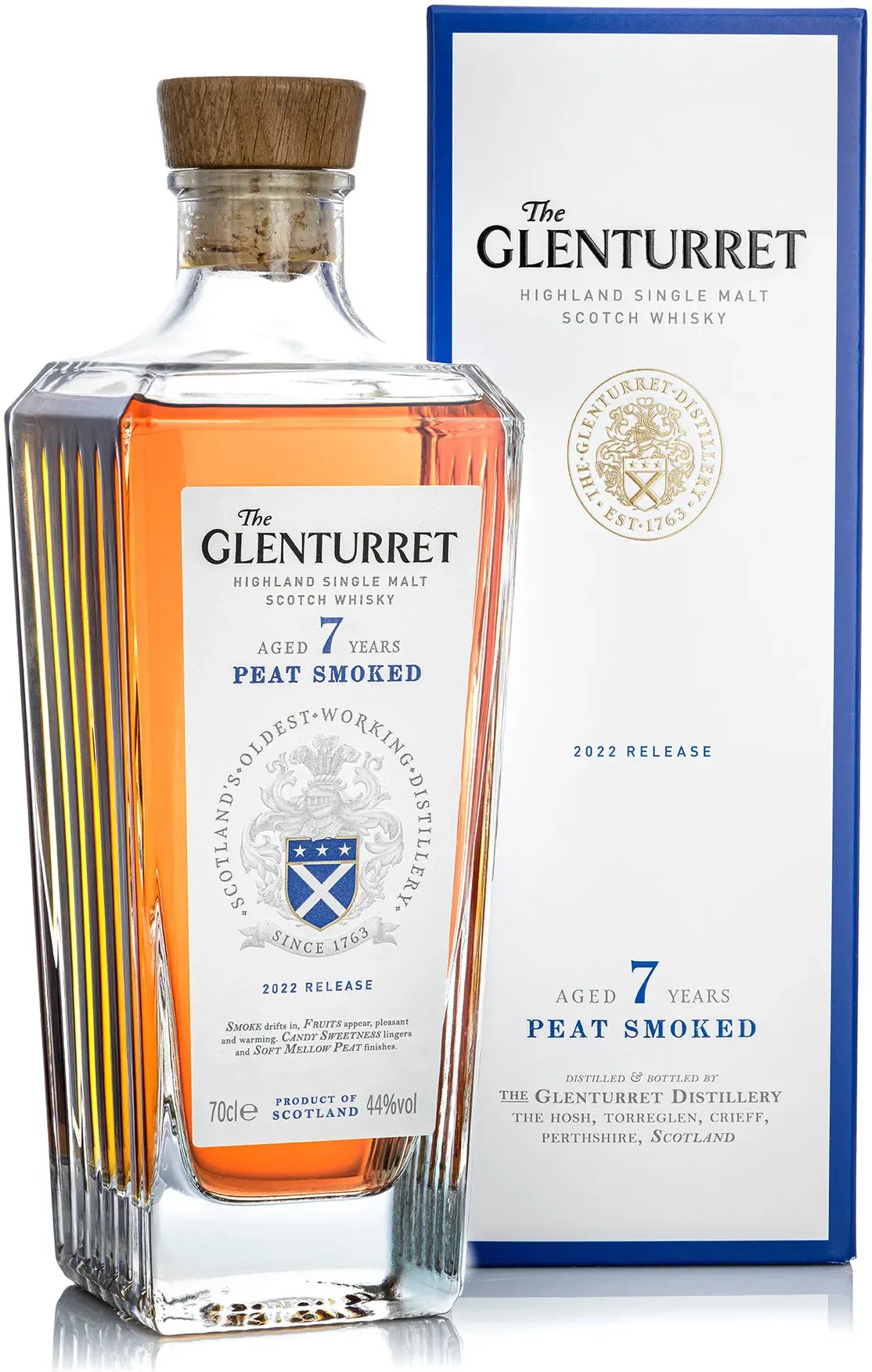 The Glenturret Highland 7 Year Peat Smoked product bottle