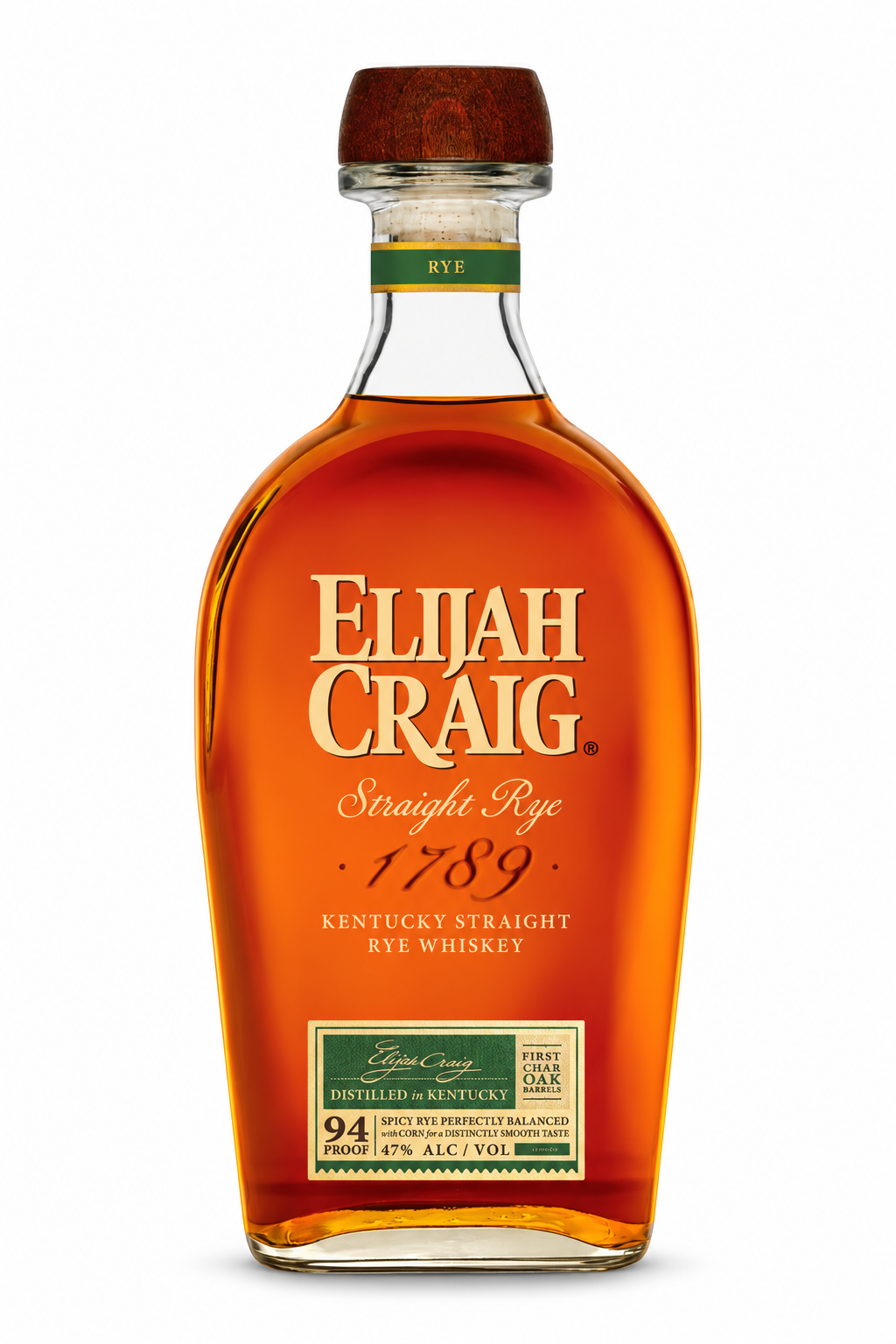 Elijah Craig Rye — single bottle