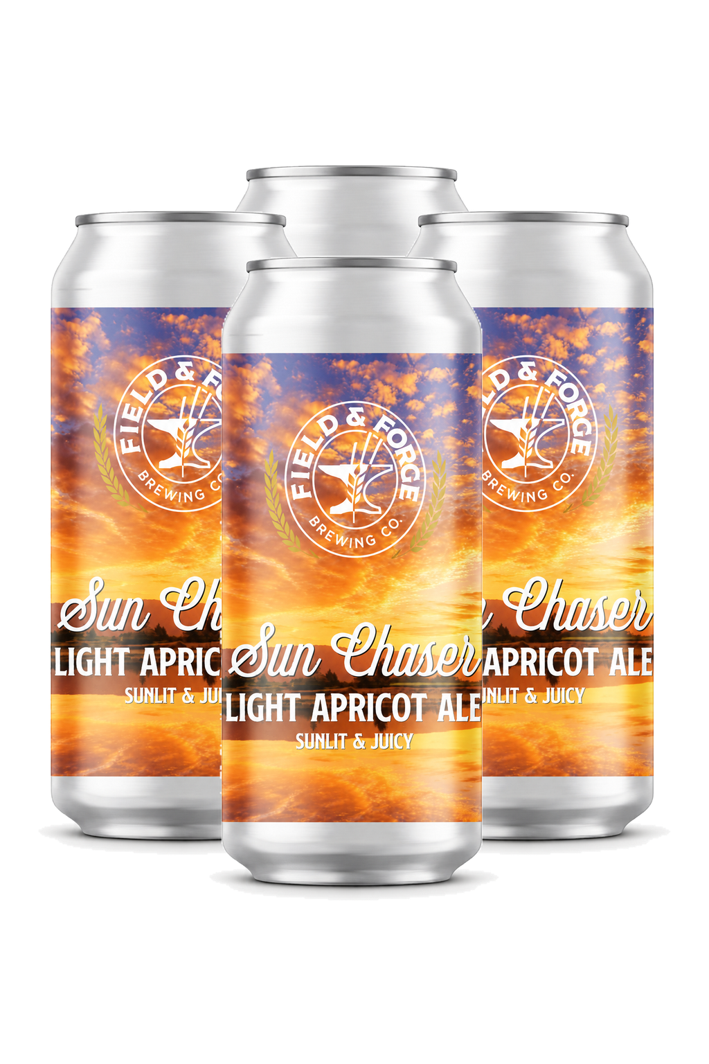 Field and Forge Sun Chaser Apricot Ale — 4 x 473 ml