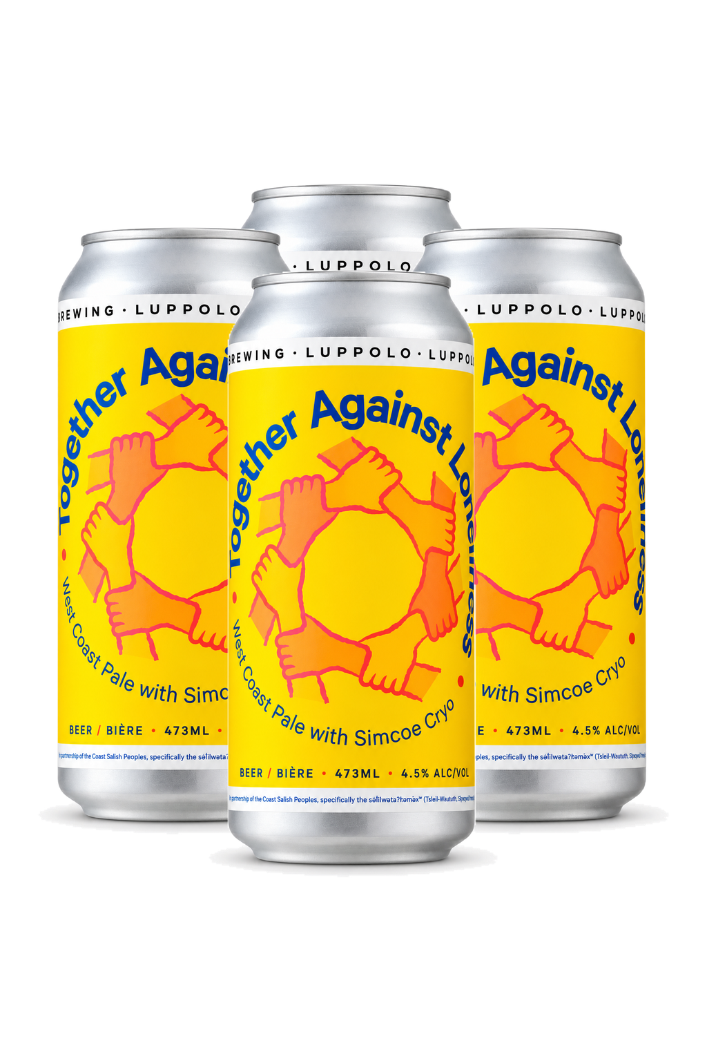 Luppolo X Dandy Together West Coast Pale — 4 x 473 ml