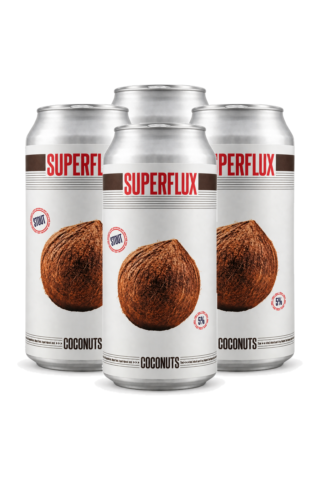 Superflux Coconuts Stout — 4 x 473 ml