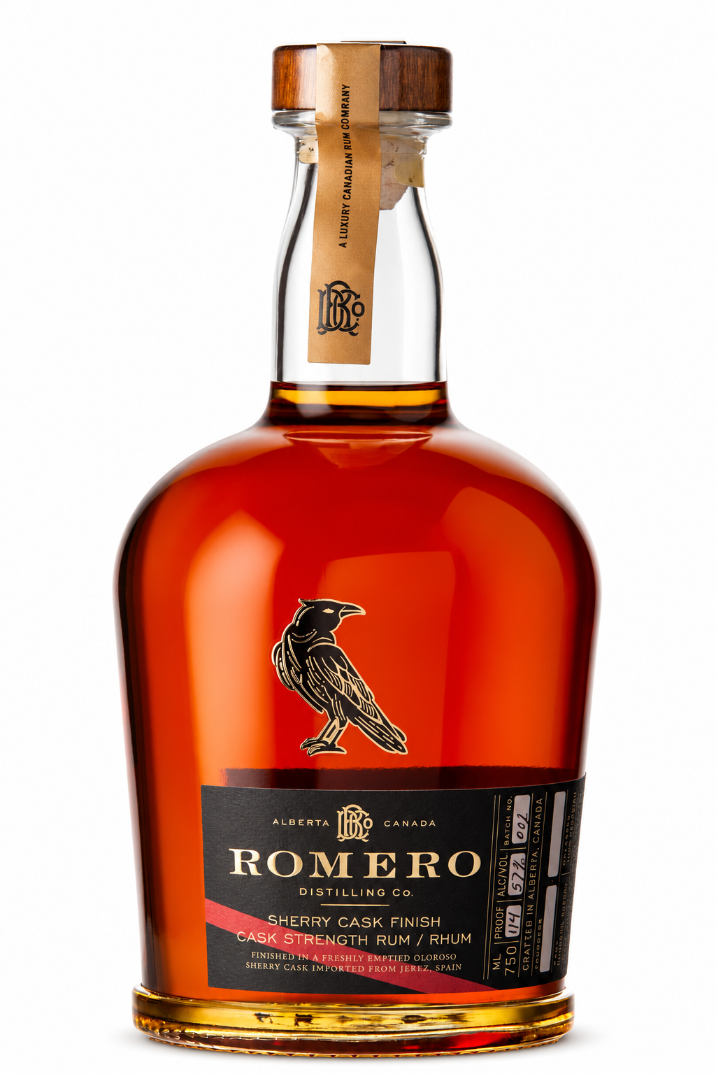 Romero Sherry Cask Finish Cask Strength — single bottle
