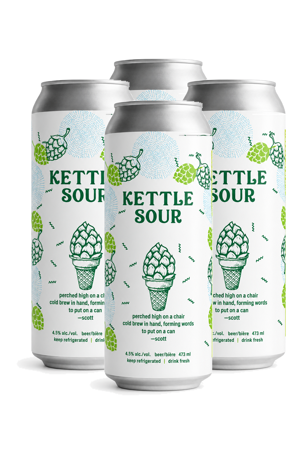 Blindman Dry-Hopped Kettle Sour — 4 x 473 ml