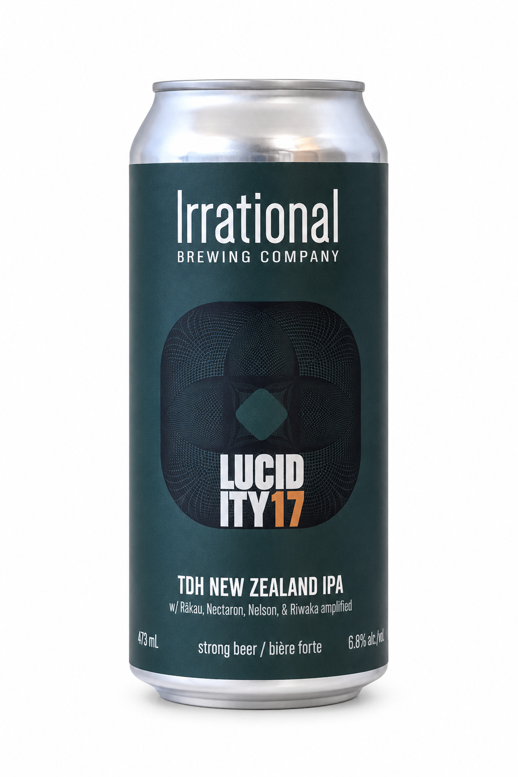 Irrational Brewing EXP. Lucidity 17 TDH New Zealand IPA — 473 ml