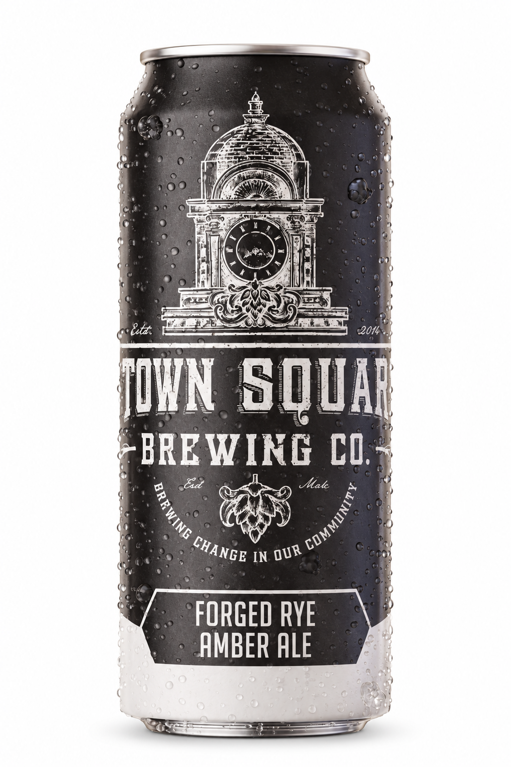 Town Square Brewing Forged Amber Rye Ale — 473 ml