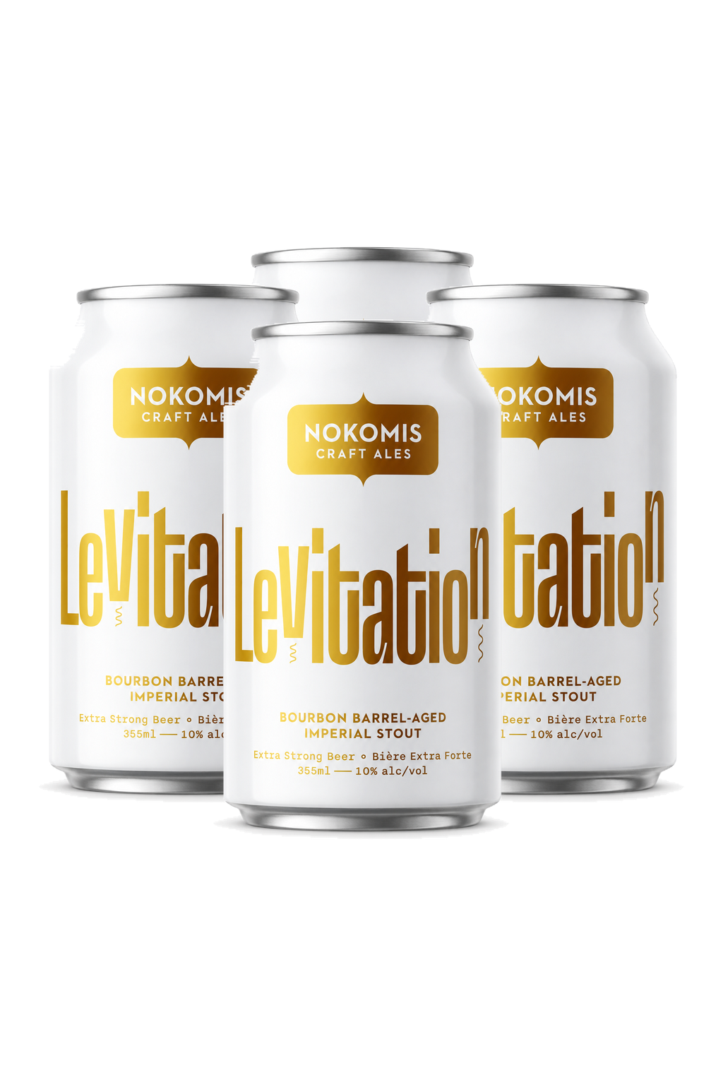 Nokomis Levitation BBA Imperial Stout — 4 x 355 ml