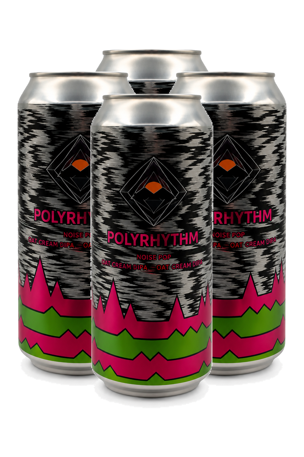 Polyrhythm Noise Pop Oat Cream DIPA — 4 x 473 ml