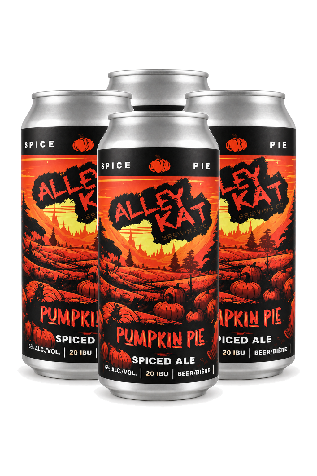 Alley Kat Pumpkin Pie Spiced Ale — 4 x 473 ml