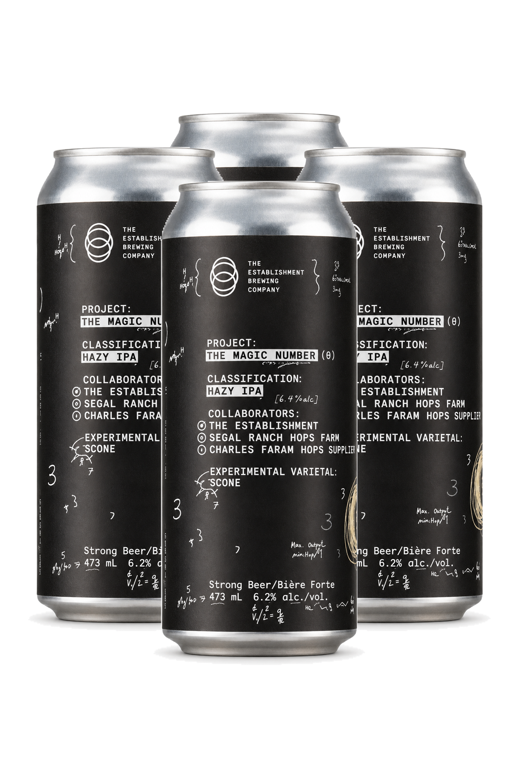 Establishment The Magic Number Hazy IPA — 4 x 473 ml