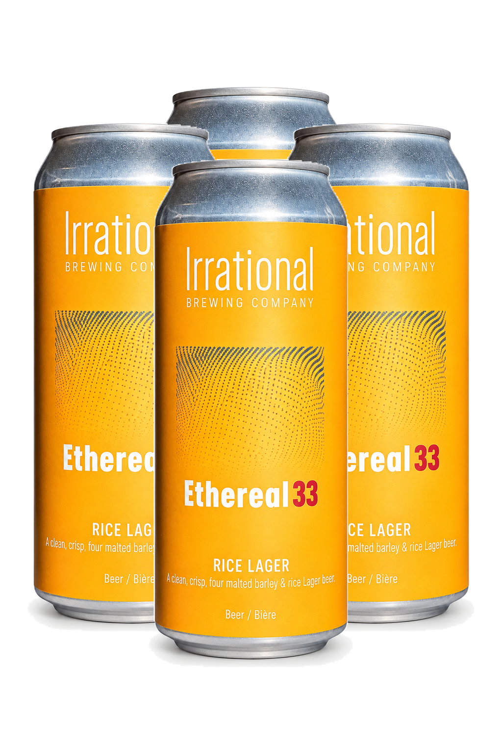 Ethereal 33 Rice Lager — 4 x 473 ml