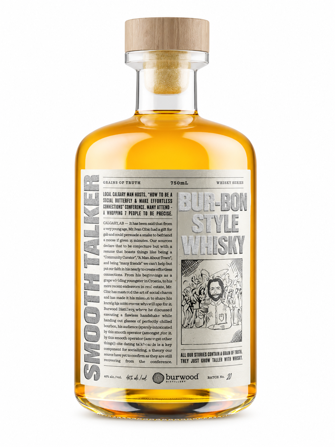 Burwood Bur-Bon Smooth Talker — 750 ml