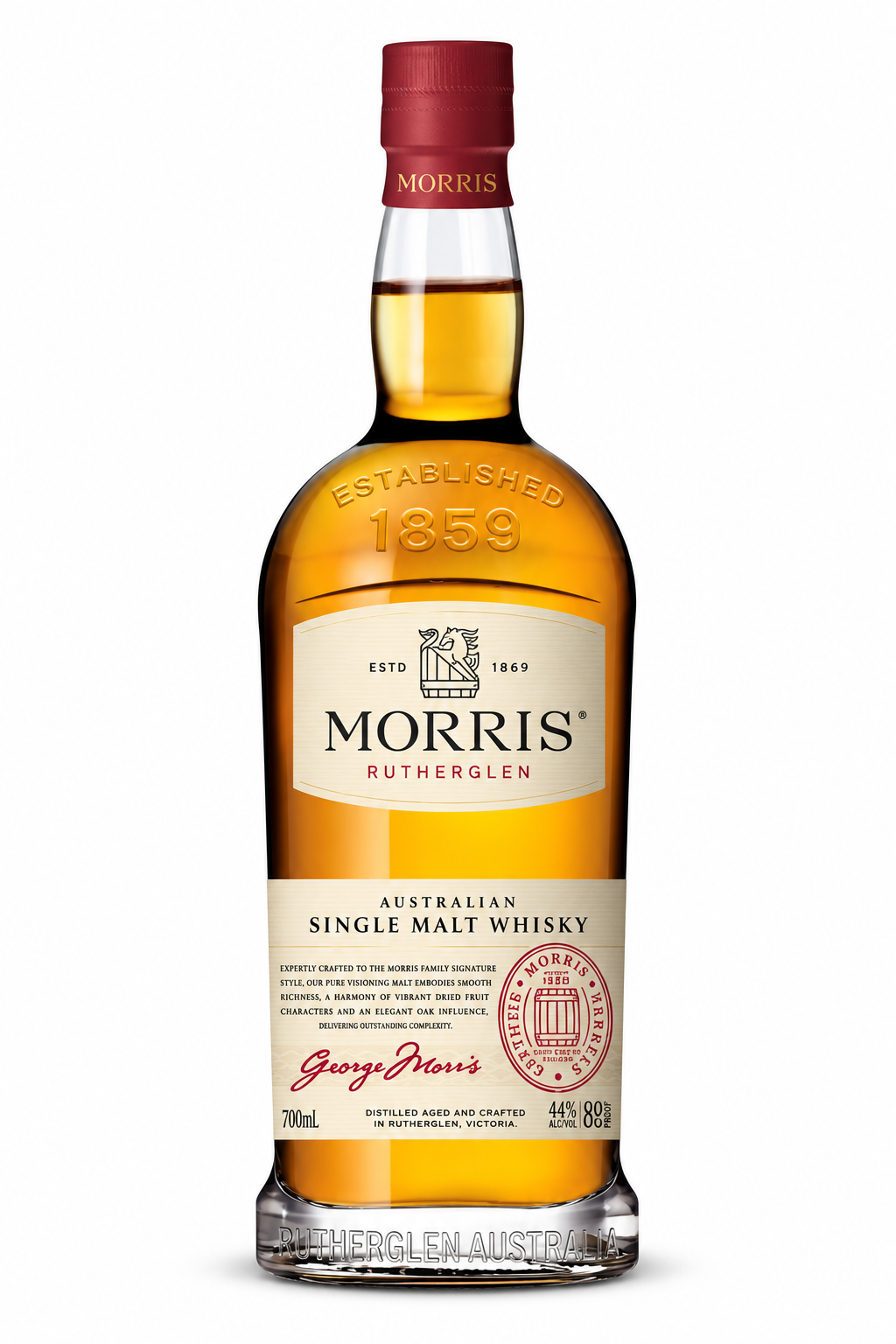 MORRIS SINGLE MALT SIGNATURE WHISKY — 700 ml