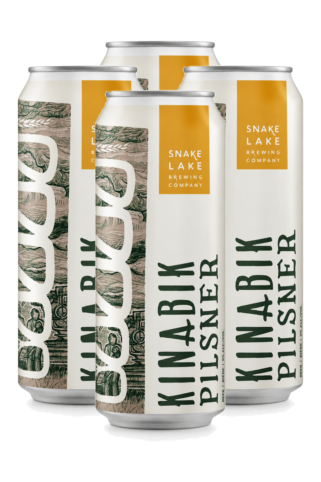 Snake Lake Kinabik Pilsner — 4 x 473 ml